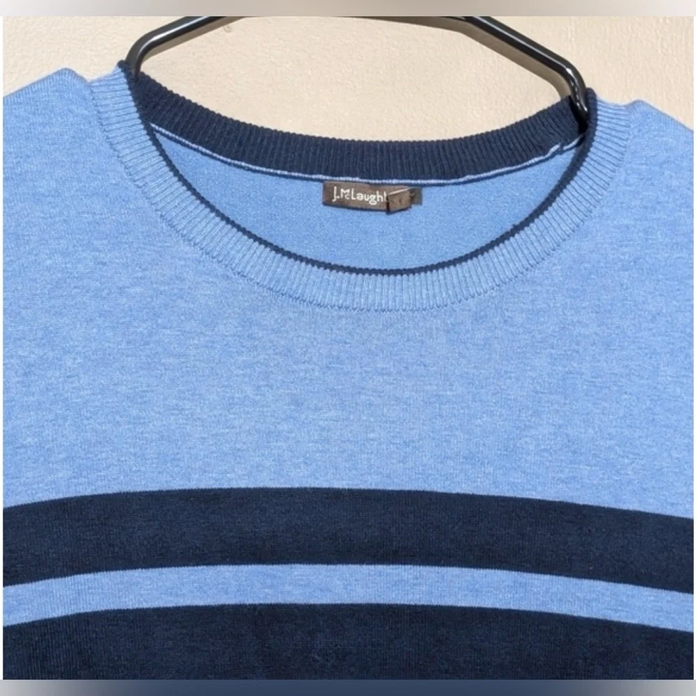 J. McLaughlin Poet Sweater In Stripe, Size:Small, Color: Blue - Picture 5 of 9